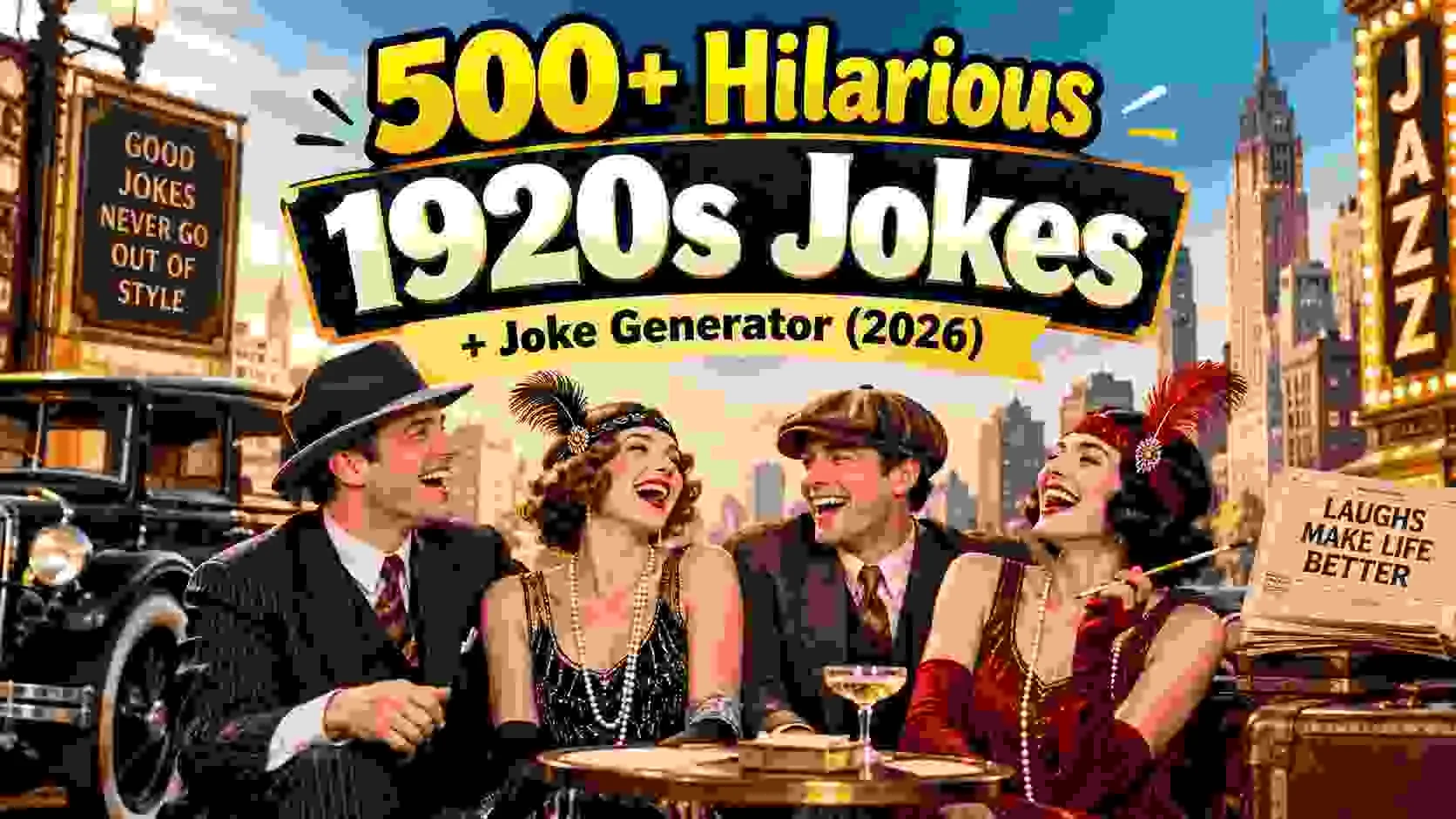 Hilarious 1920s Jokes + Joke Generator