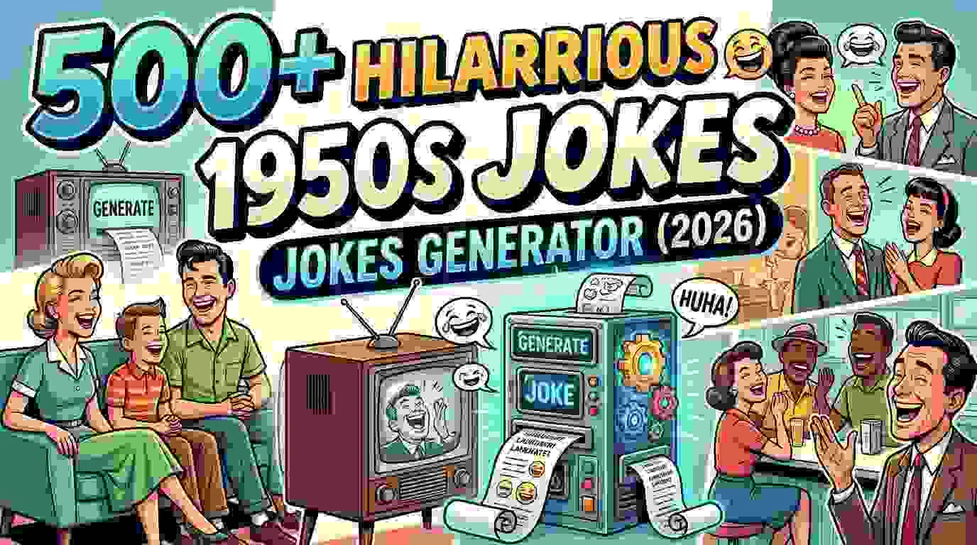Hilarious 1950s Jokes + Jokes Generator