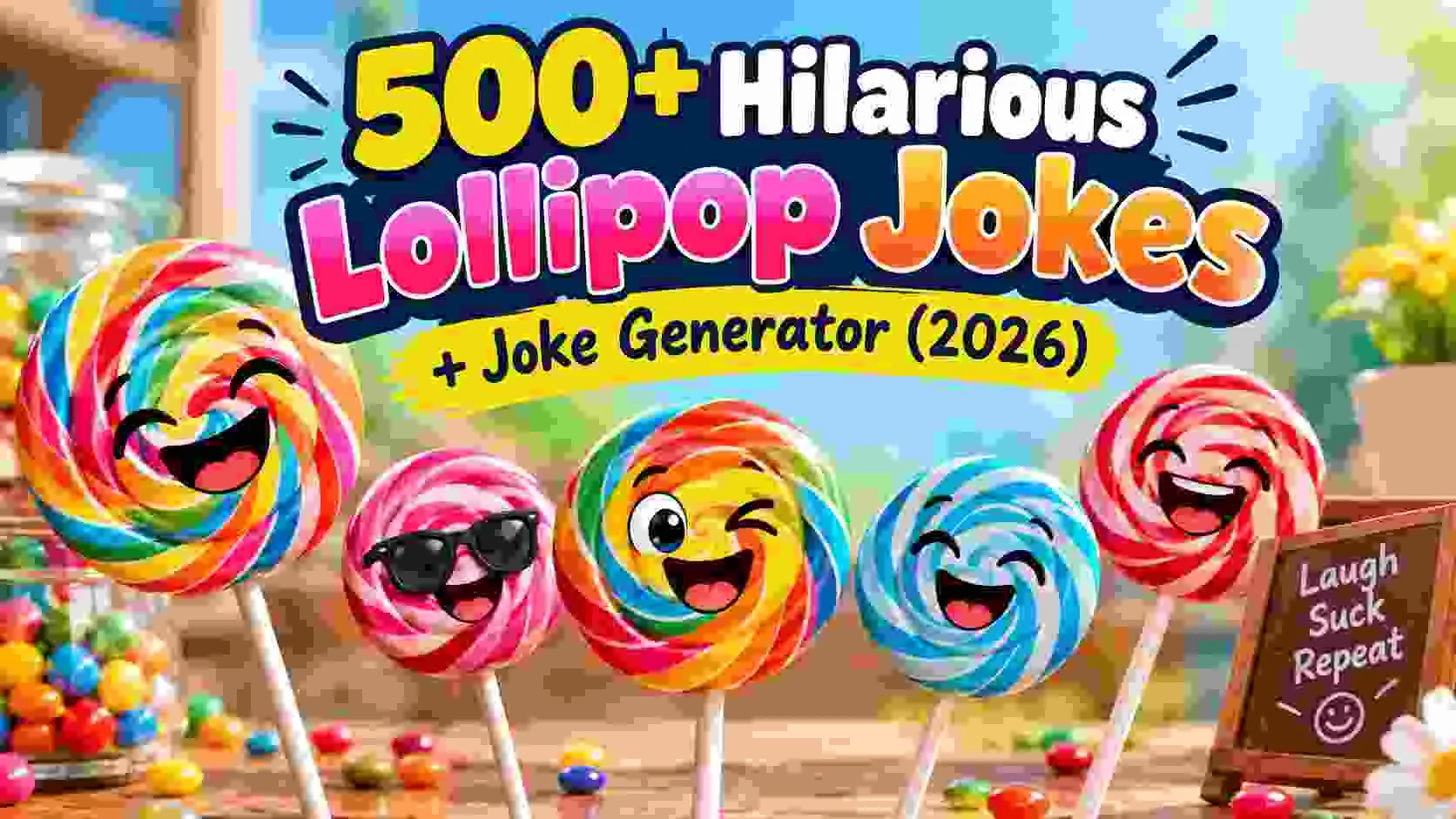 Hilarious Lollipop Jokes + Joke Generator