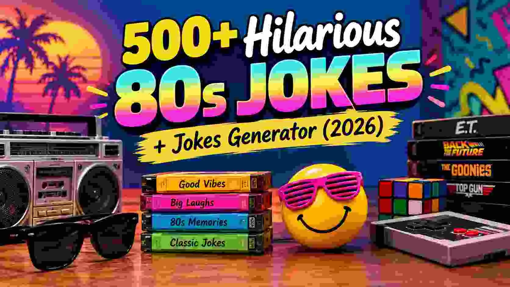 Hilarious 80s Jokes + Jokes Generator