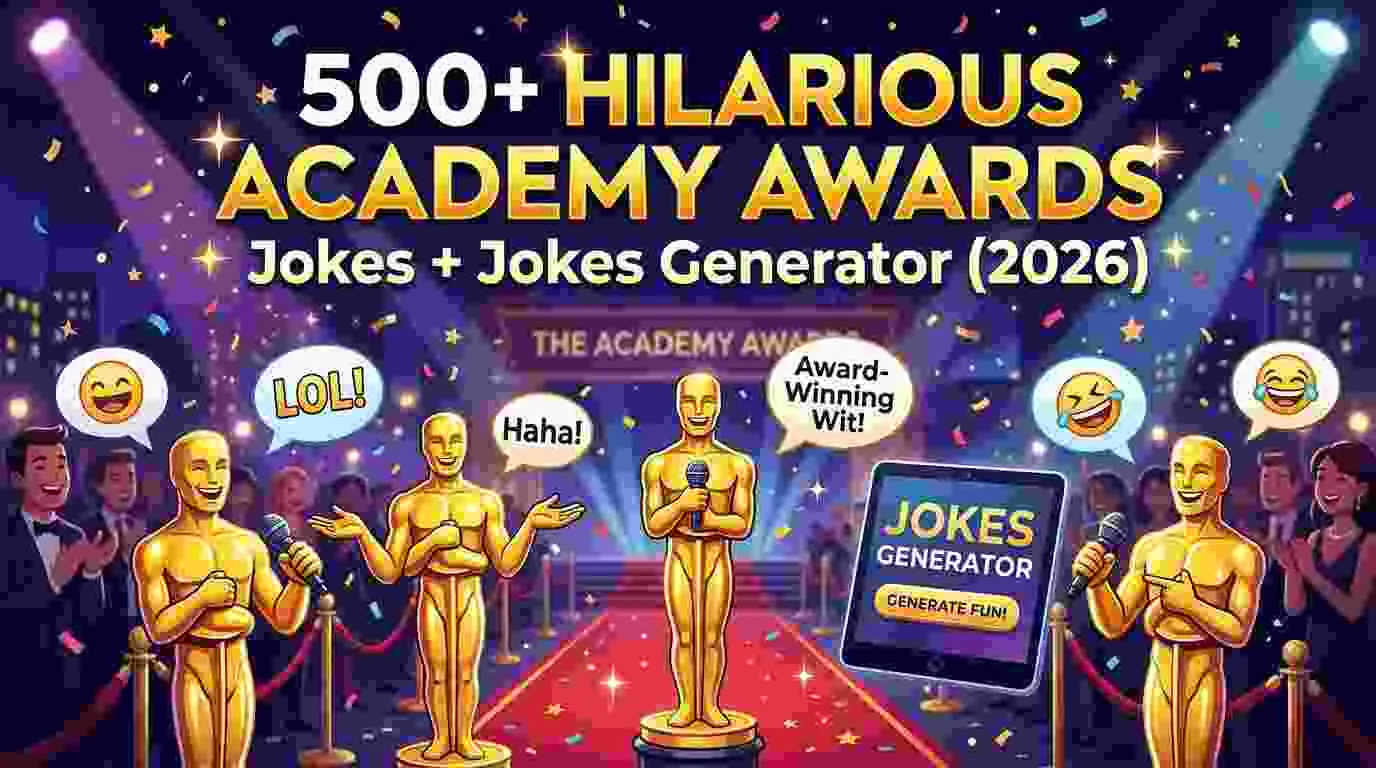 Hilarious Academy Awards Jokes + Jokes Generator