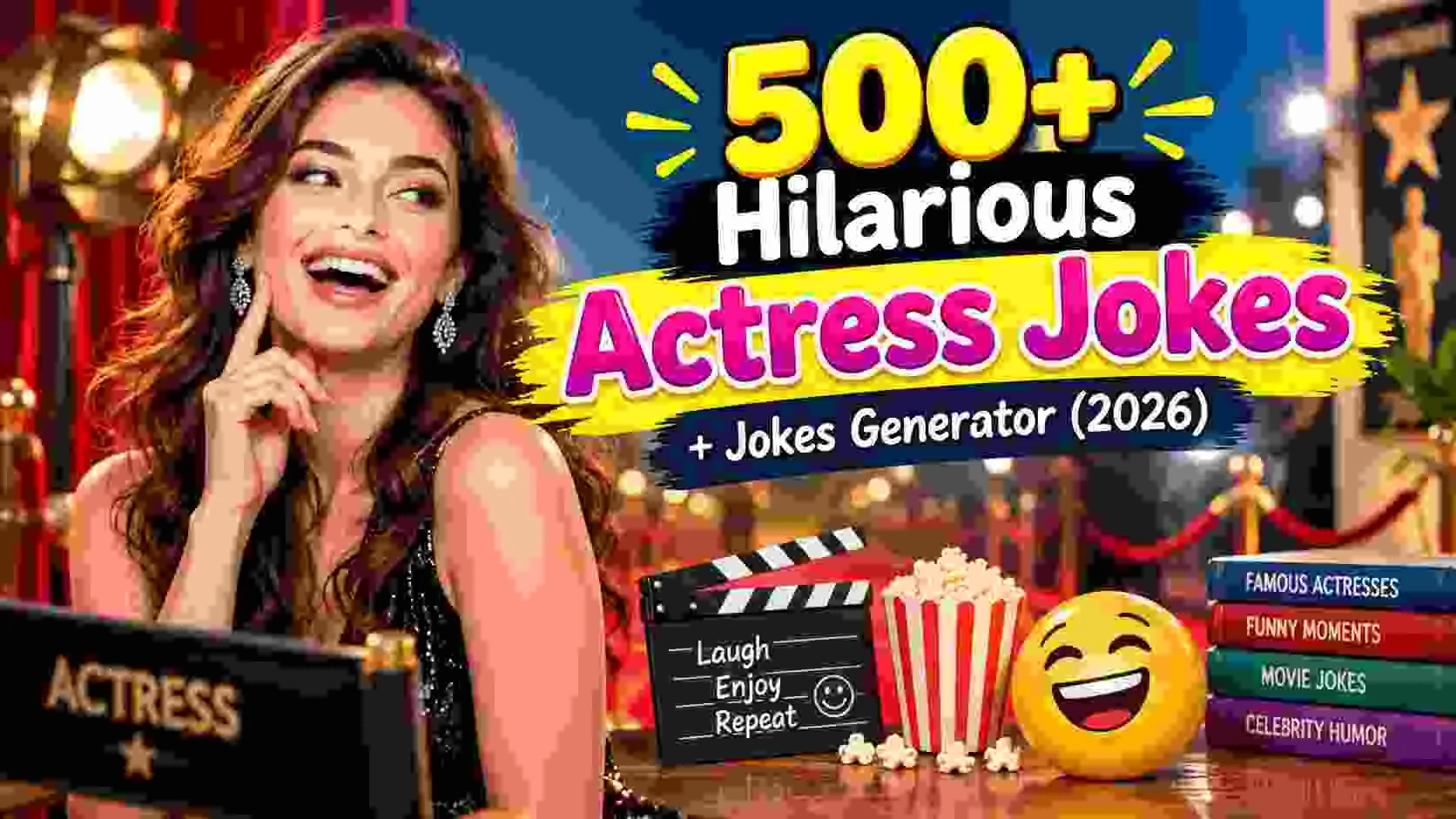 Hilarious Actress Jokes + Jokes Generator