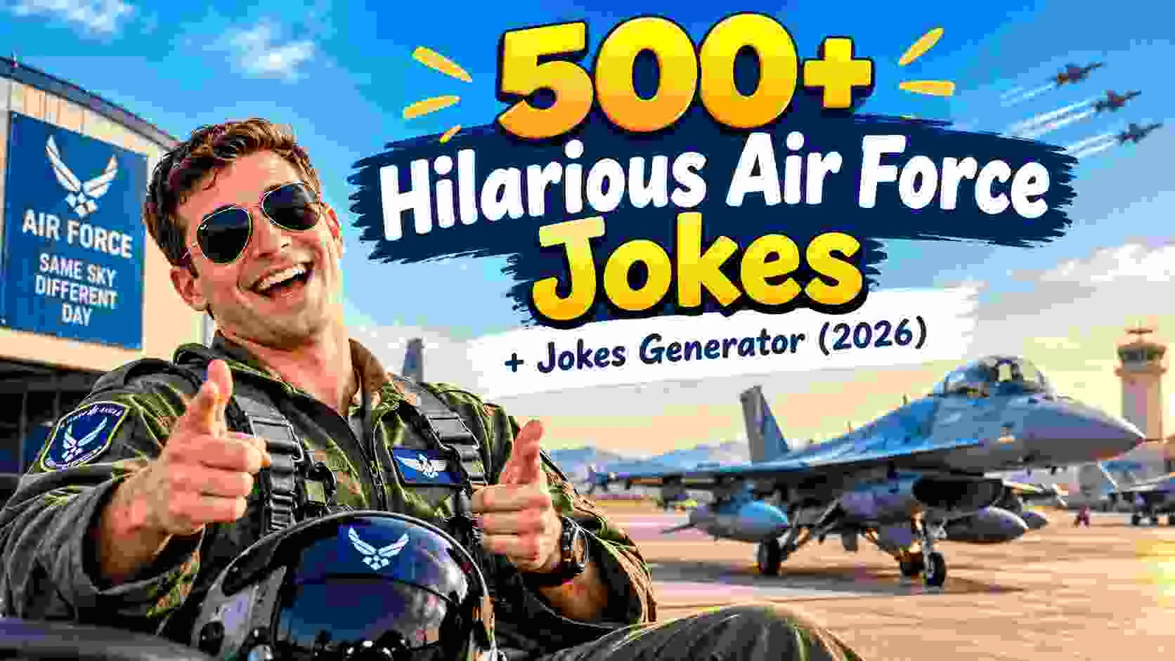 Hilarious Air Force Jokes + Jokes Generator