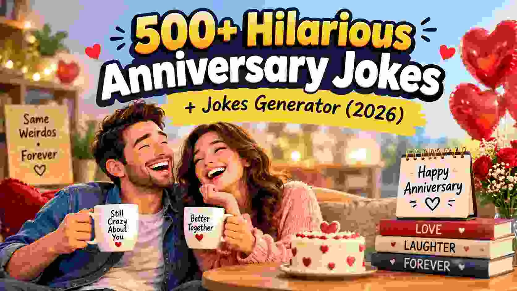 Hilarious Anniversary Jokes + Jokes Generator