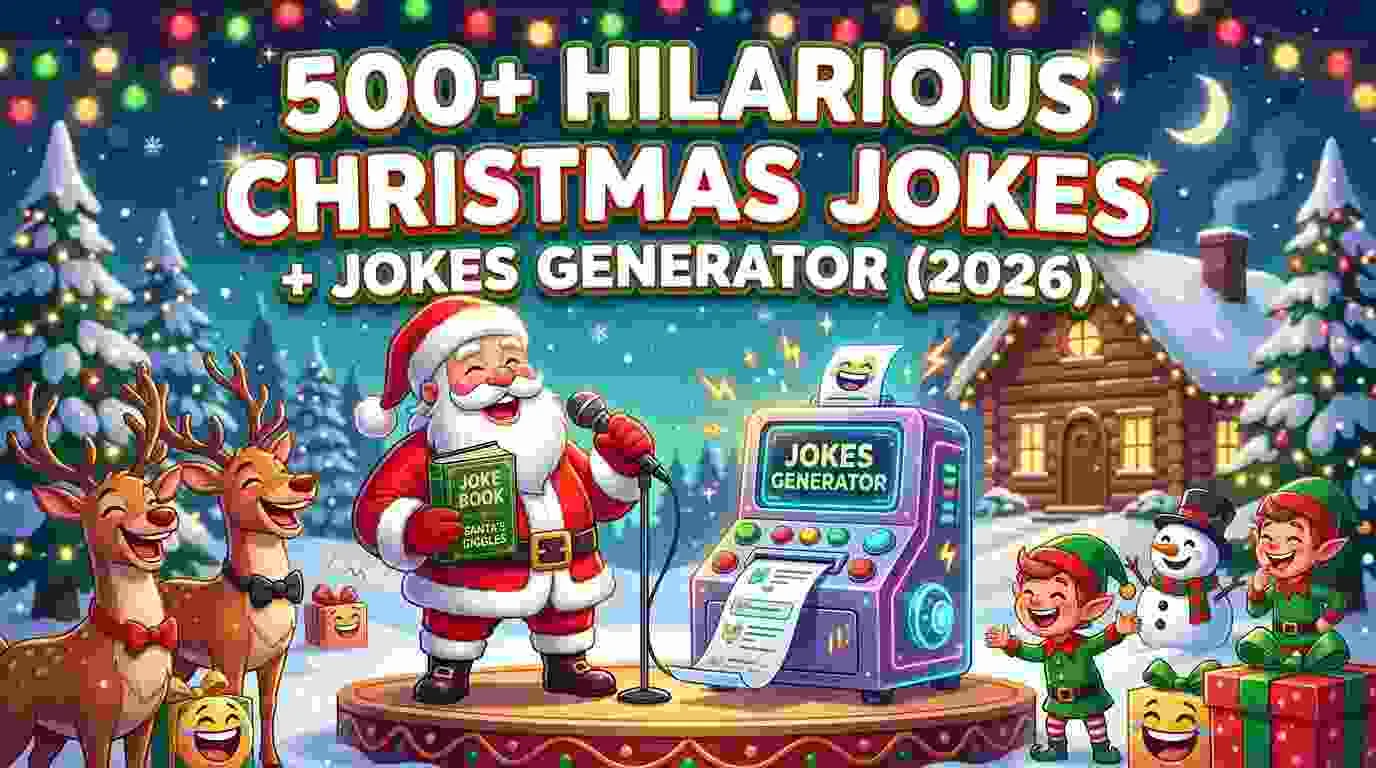 Hilarious Christmas Jokes + Jokes Generator