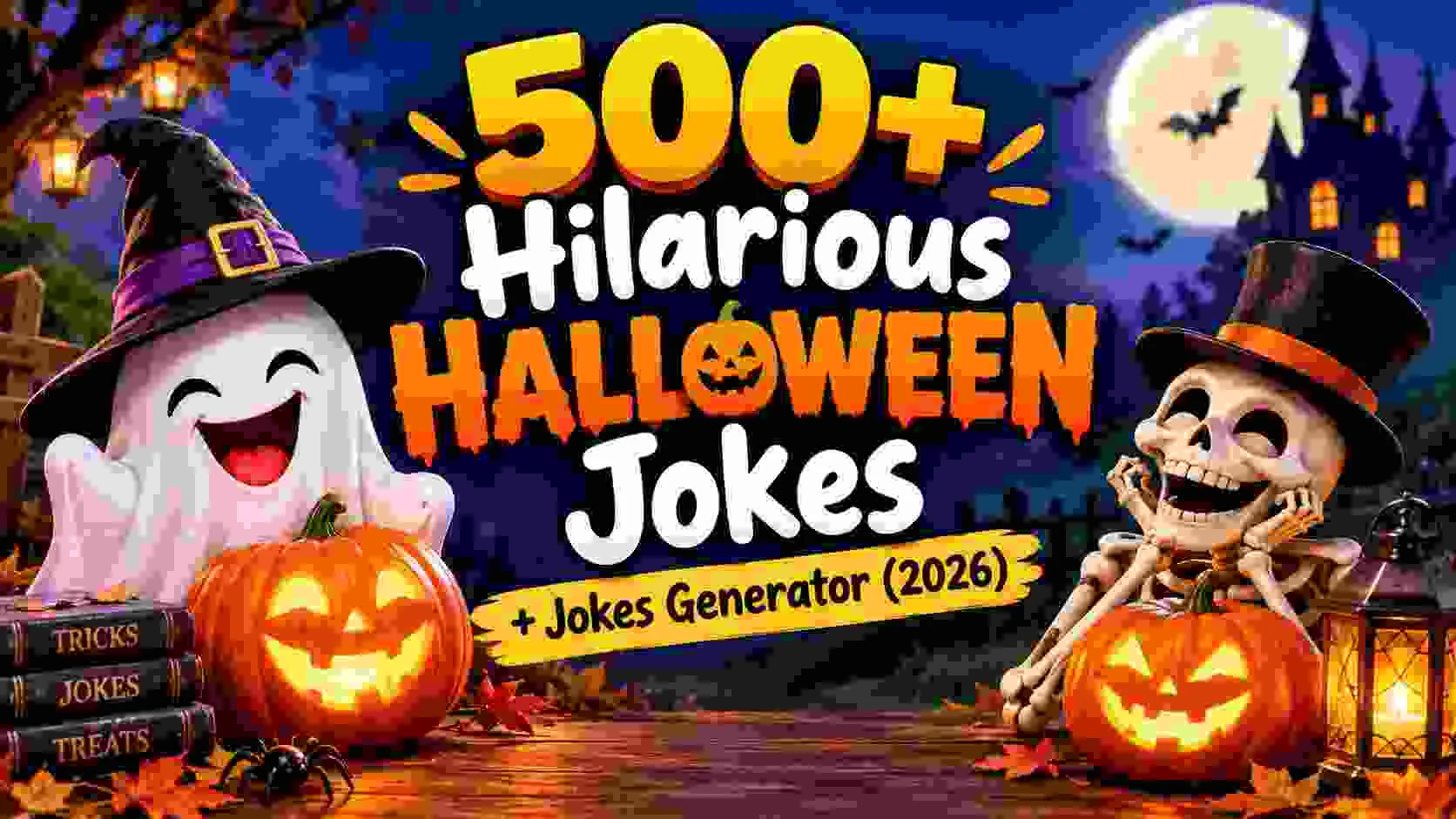 Hilarious Halloween Jokes + Jokes Generator