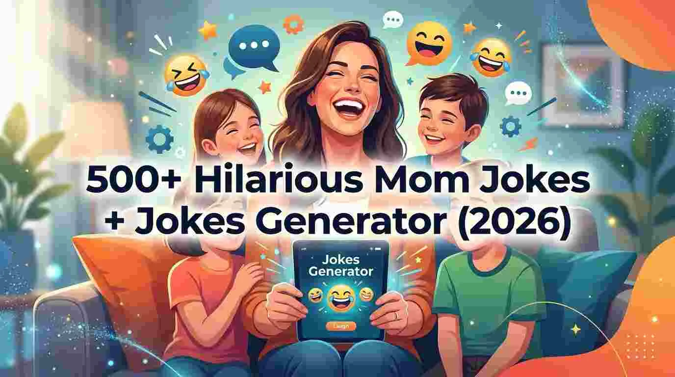 Hilarious Mom Jokes + Jokes Generator