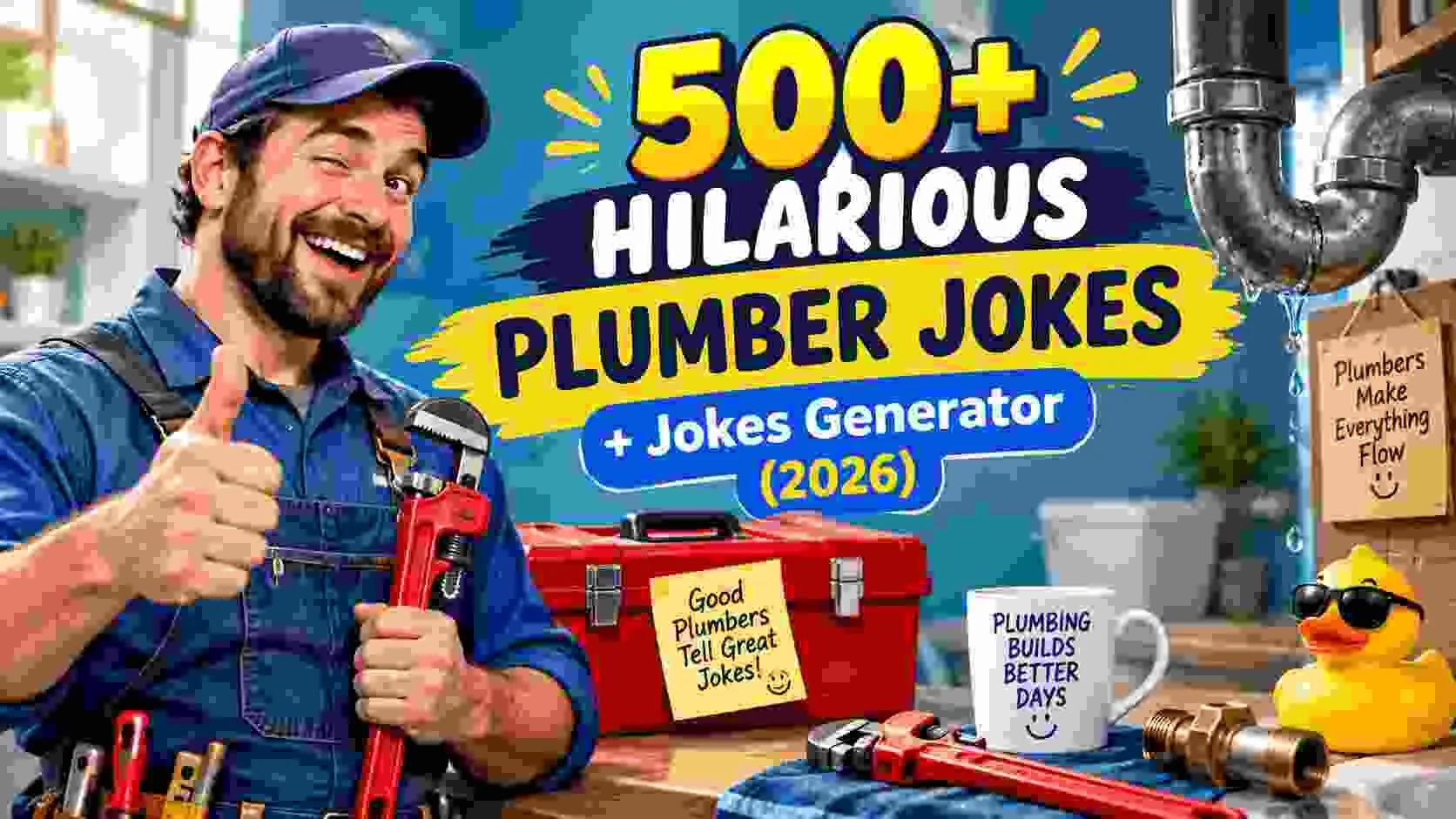 Hilarious Plumber Jokes + Jokes Generator