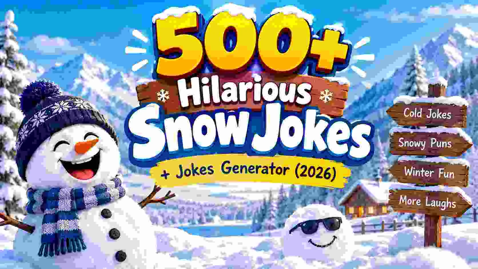 Hilarious Snow Jokes + Jokes Generator
