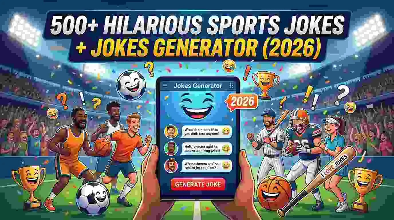 Hilarious Sports Jokes + Jokes Generator