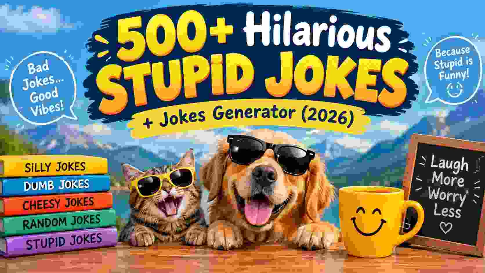 Hilarious Stupid Jokes + Jokes Generator