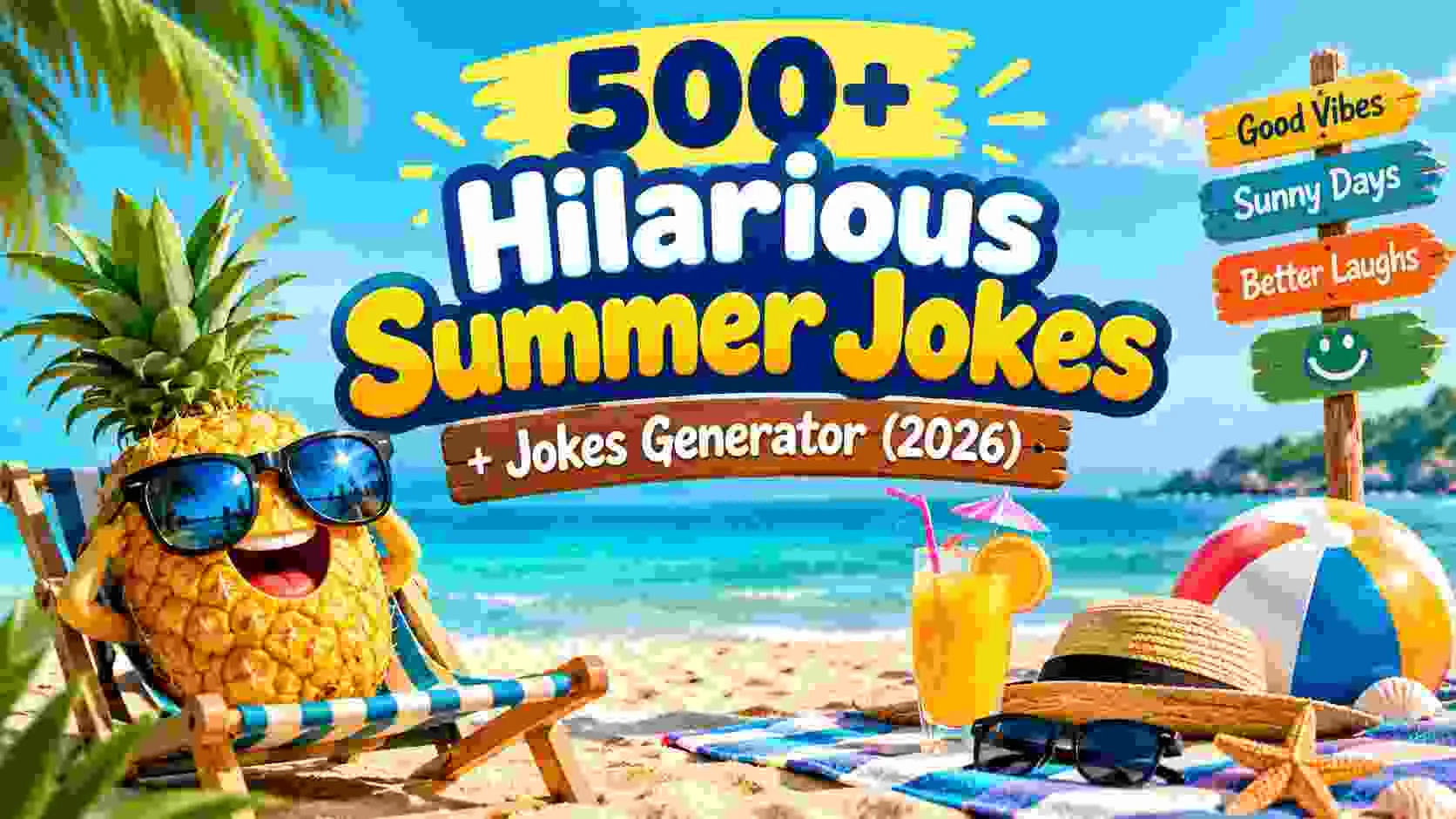 Hilarious Summer Jokes + Jokes Generator