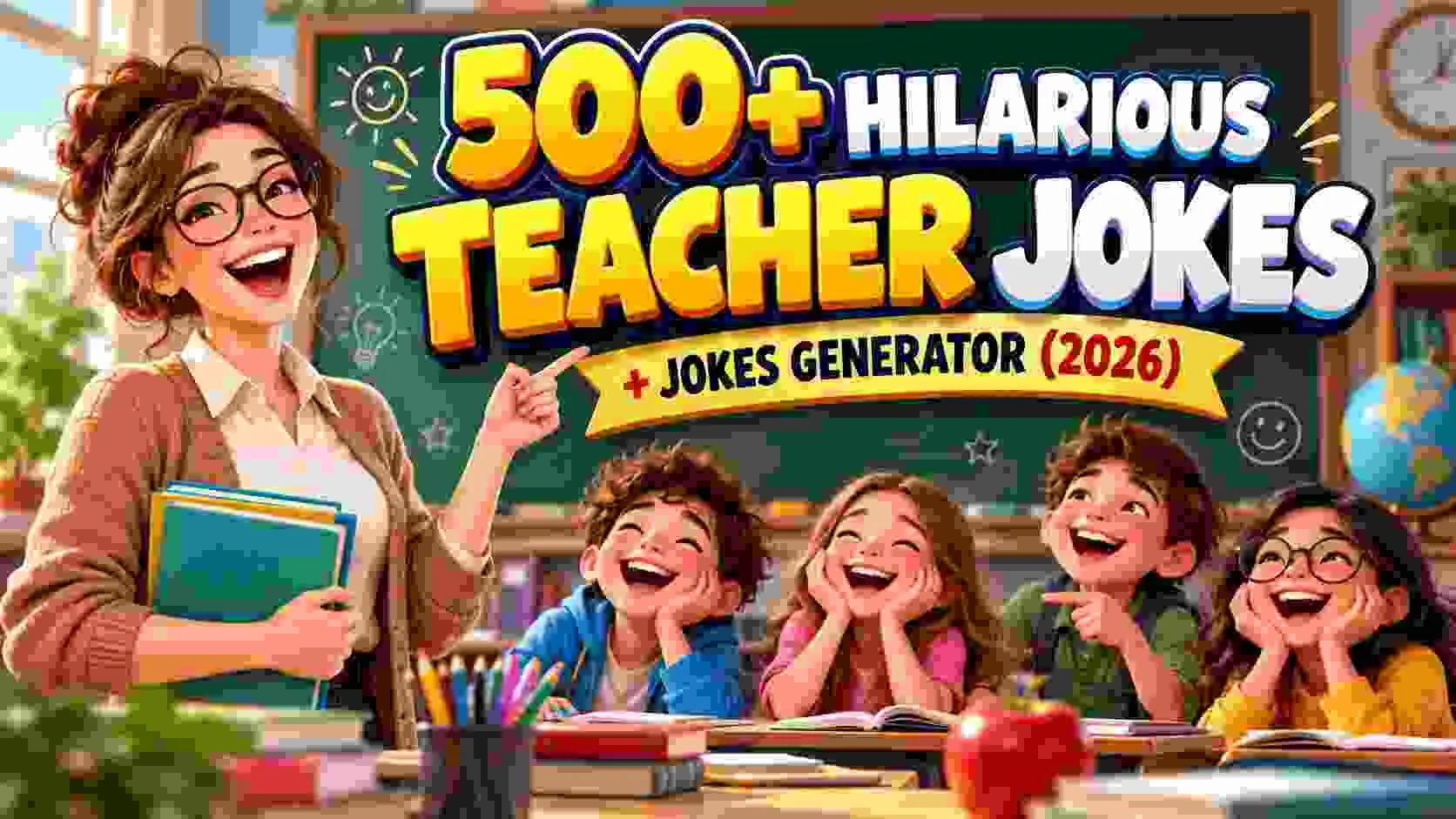Hilarious Teacher Jokes + Jokes Generator