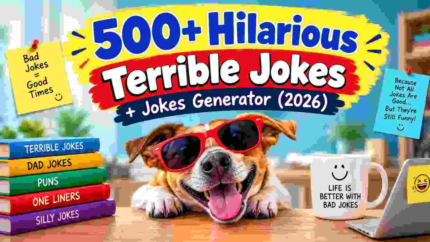 Hilarious Terrible Jokes + Jokes Generator