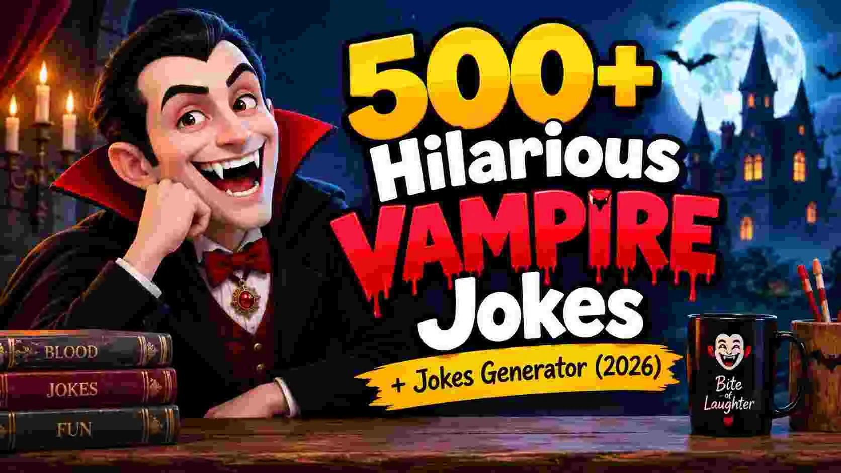 Hilarious Vampire Jokes + Jokes Generator