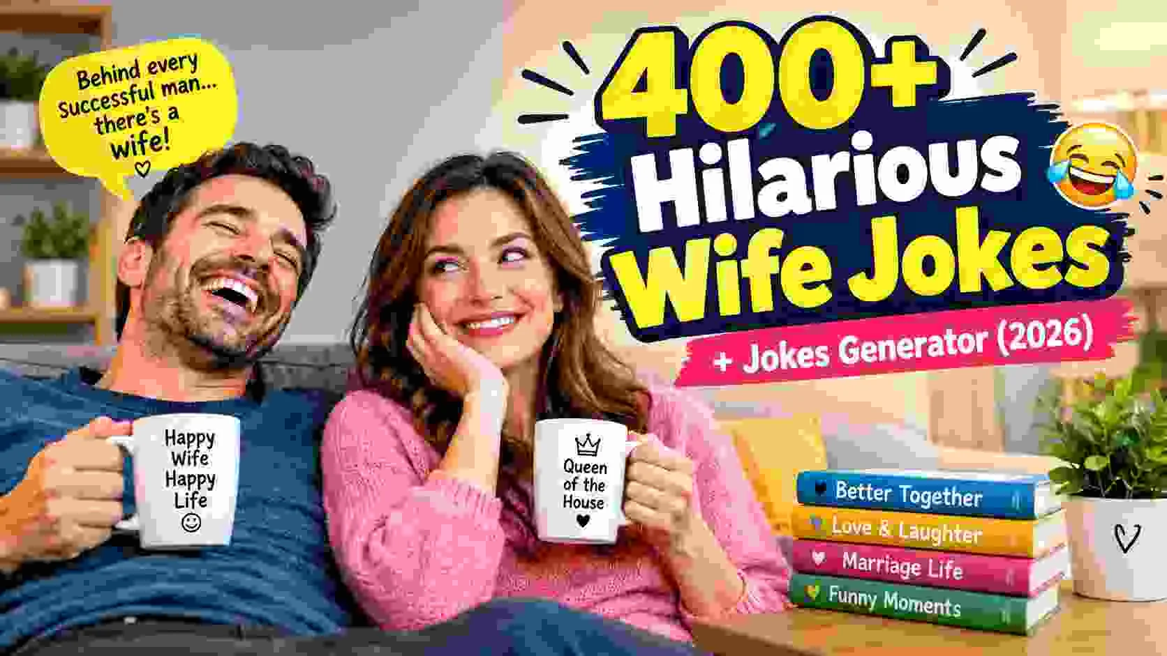 Hilarious Wife Jokes + Jokes Generator