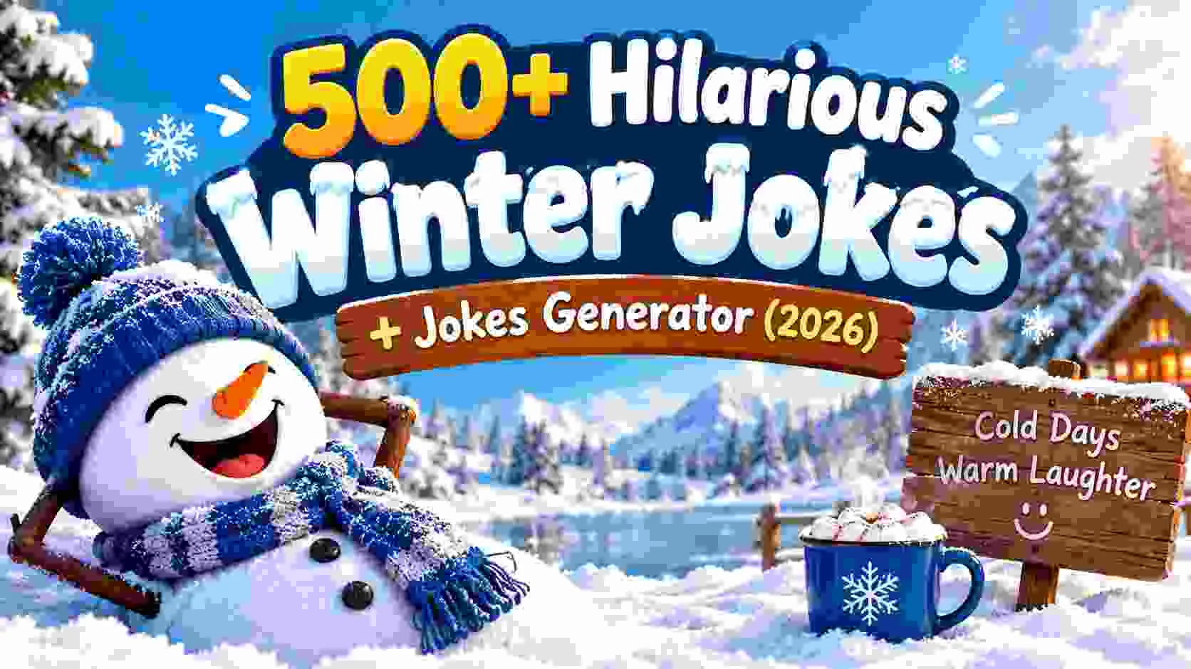Hilarious Winter Jokes + Jokes Generator